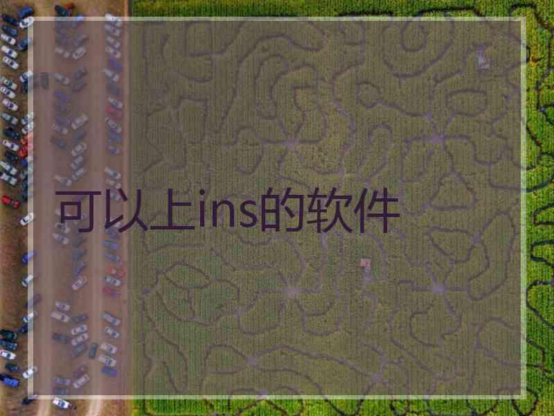 可以上ins的软件 可以上ins的软件