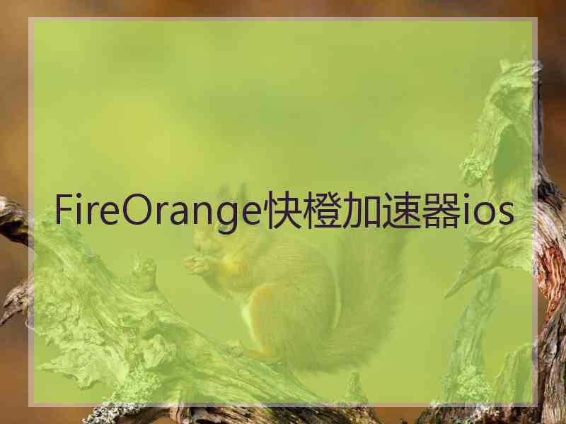 FireOrange快橙加速器ios FireOrange快橙加速器ios