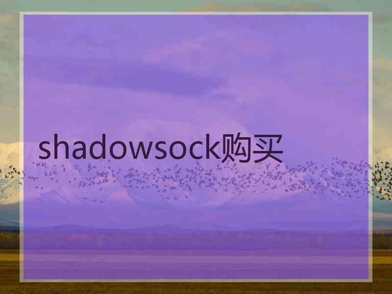 shadowsock购买 shadowsock购买