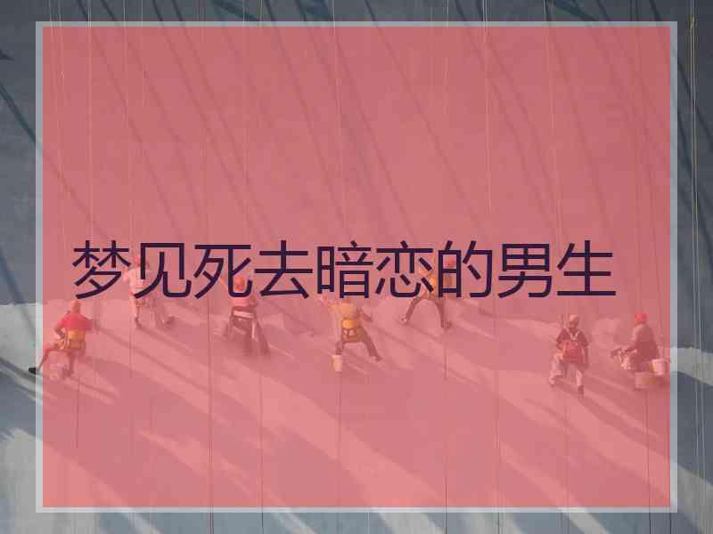 梦见死去暗恋的男生 梦见死去暗恋的男生