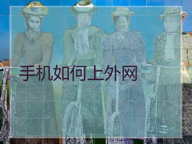 手机如何上外网