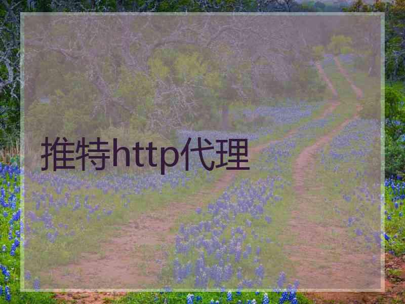 推特http代理