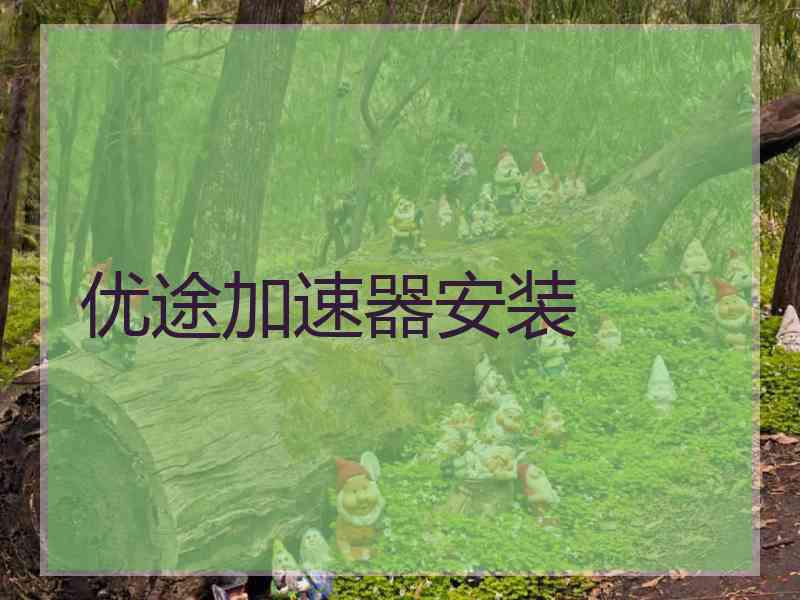 优途加速器安装