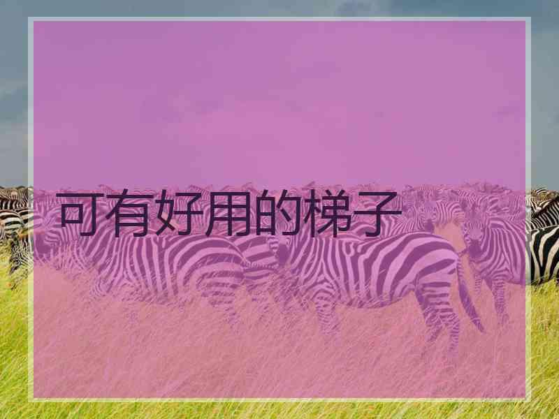 可有好用的梯子