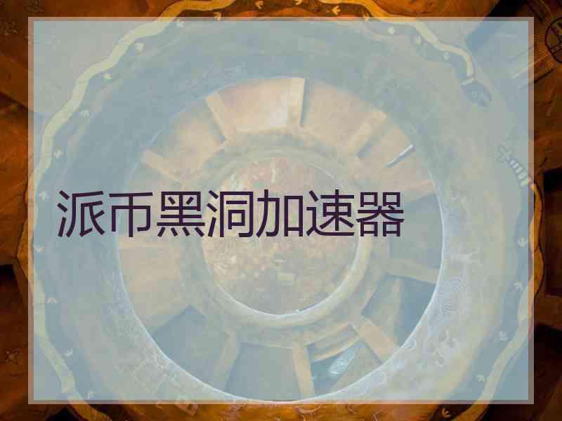 派币黑洞加速器