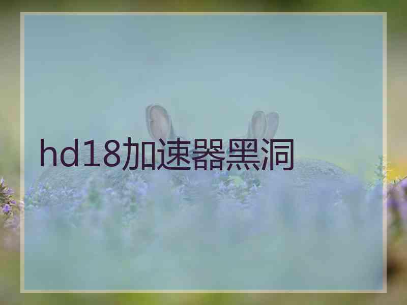 hd18加速器黑洞