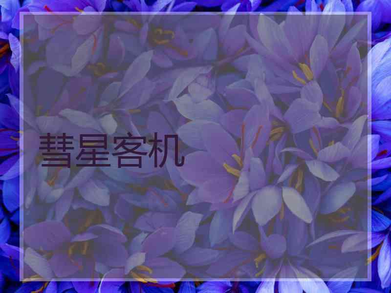 彗星客机