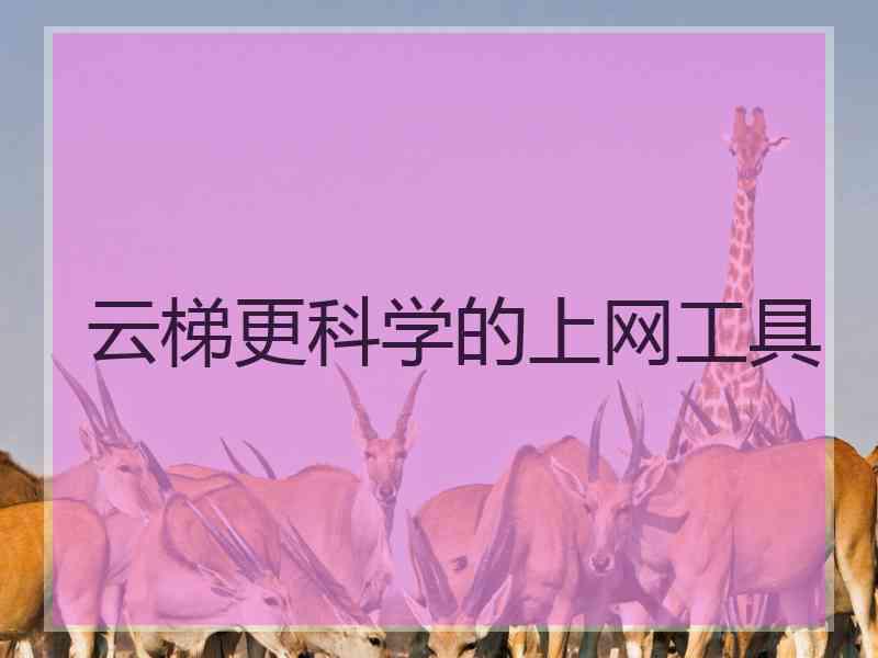 云梯更科学的上网工具