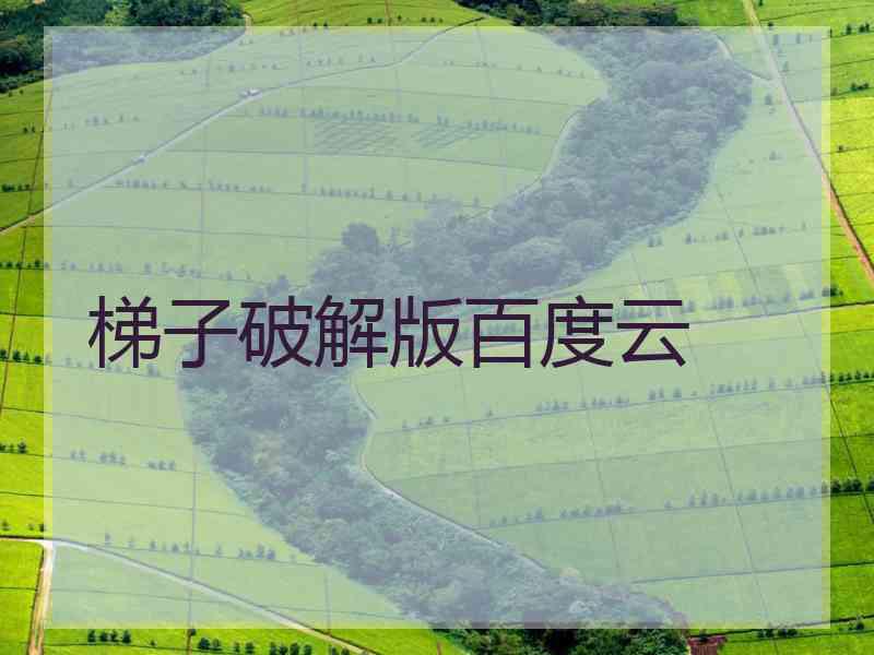 梯子破解版百度云