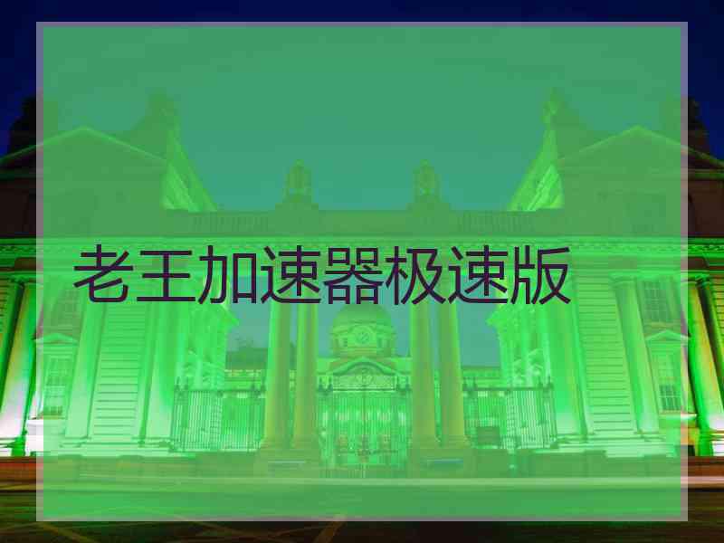 老王加速器极速版