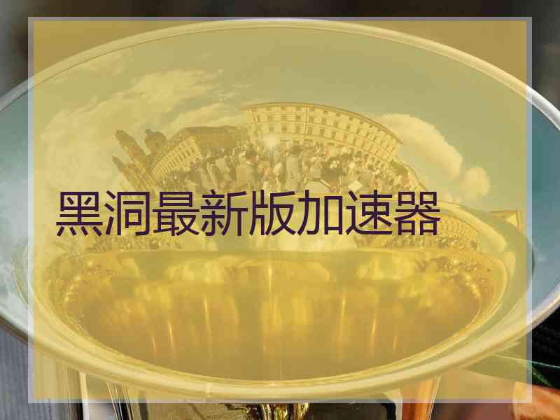 黑洞最新版加速器