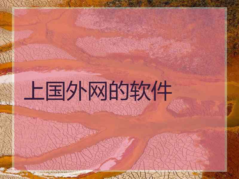 上国外网的软件
