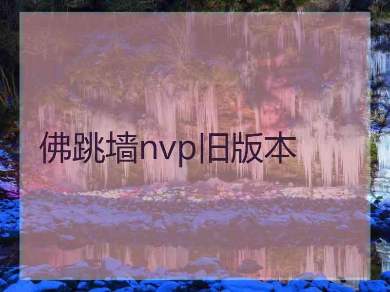 佛跳墙nvp旧版本