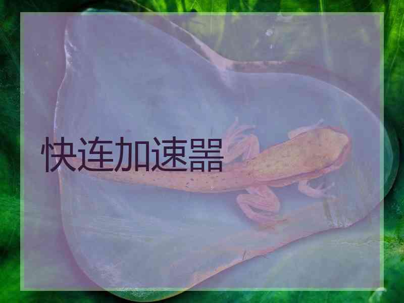 快连加速噐