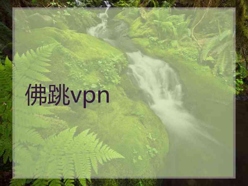 佛跳vpn