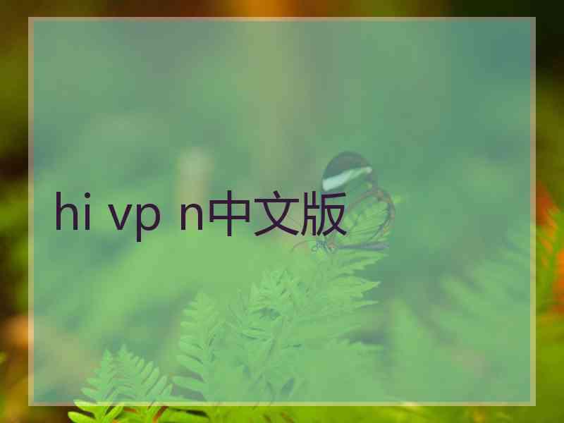 hi vp n中文版