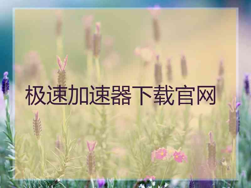 极速加速器下载官网