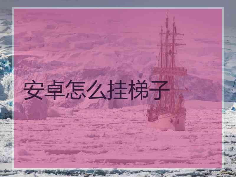 安卓怎么挂梯子