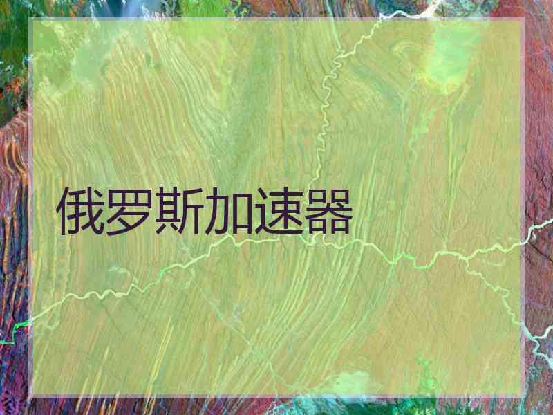 俄罗斯加速器