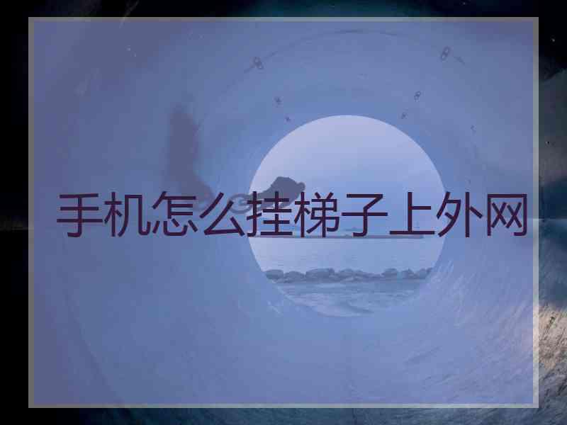 手机怎么挂梯子上外网