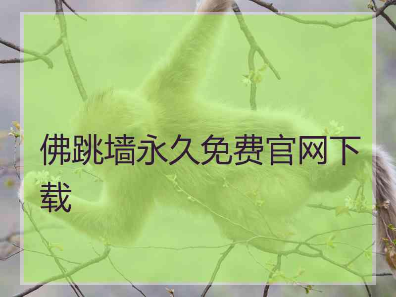 佛跳墙永久免费官网下载