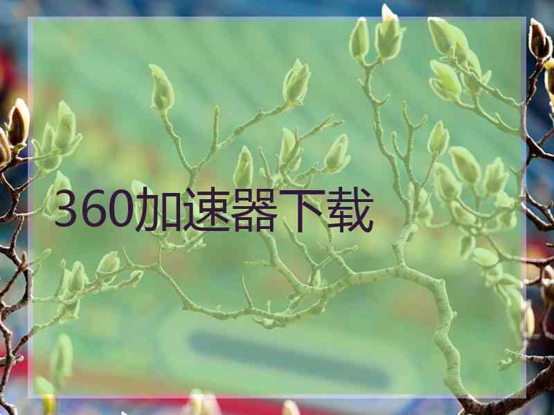 360加速器下载