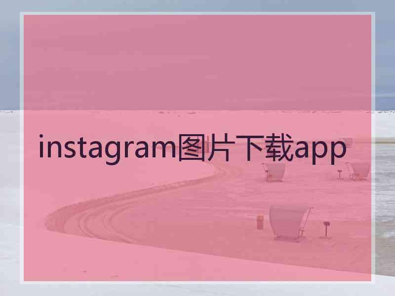 instagram图片下载app