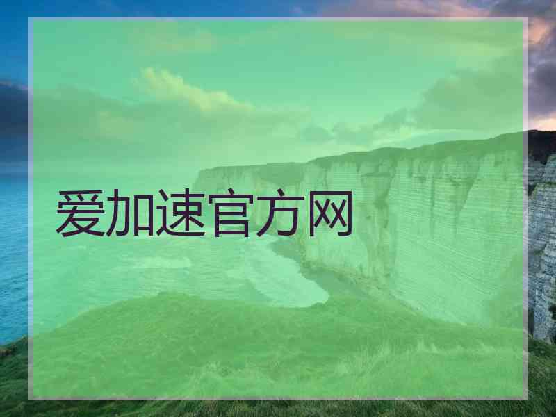 爱加速官方网