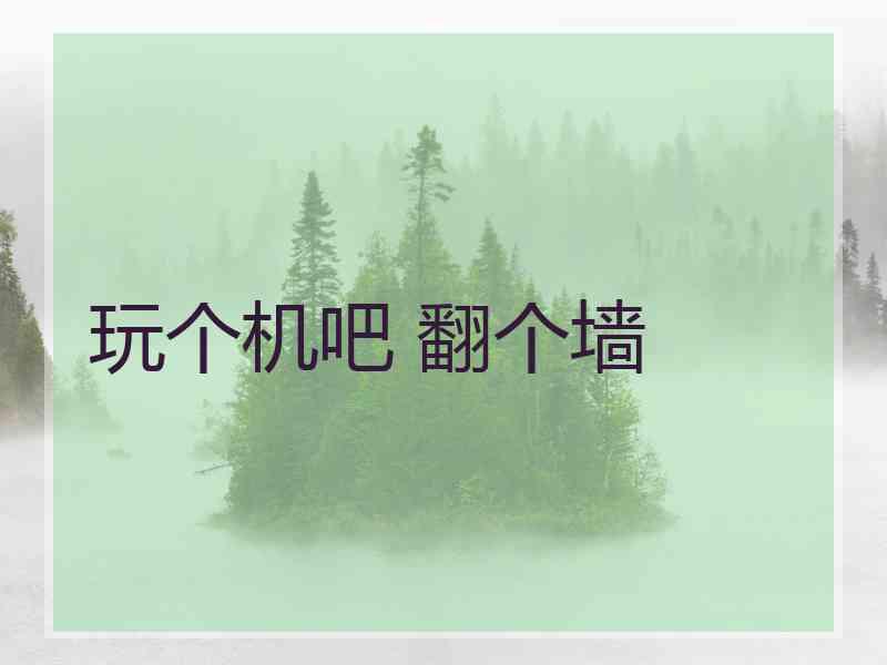 玩个机吧 翻个墙