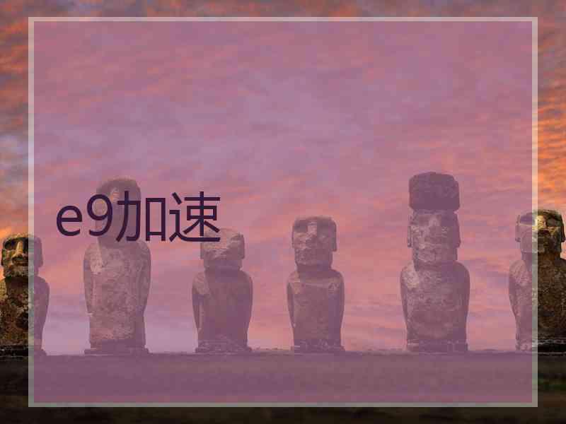 e9加速