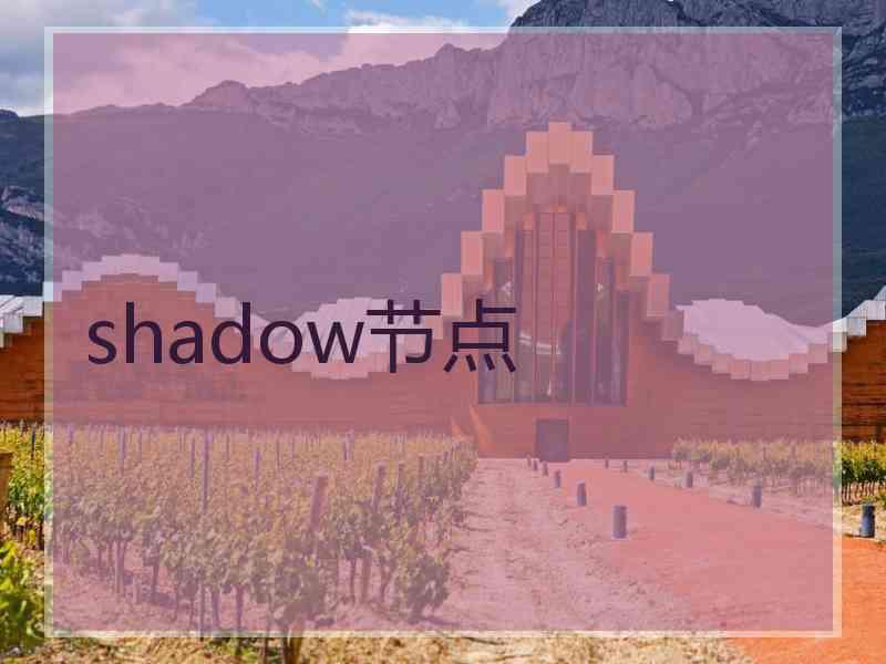 shadow节点