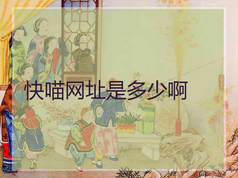 快喵网址是多少啊