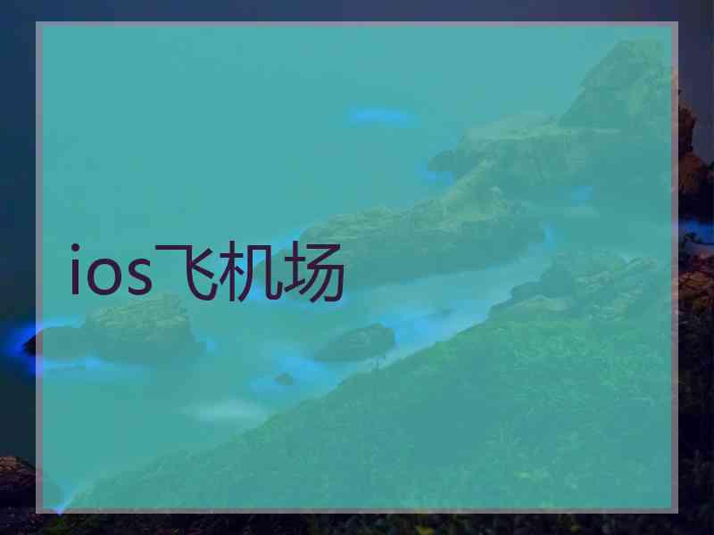 ios飞机场