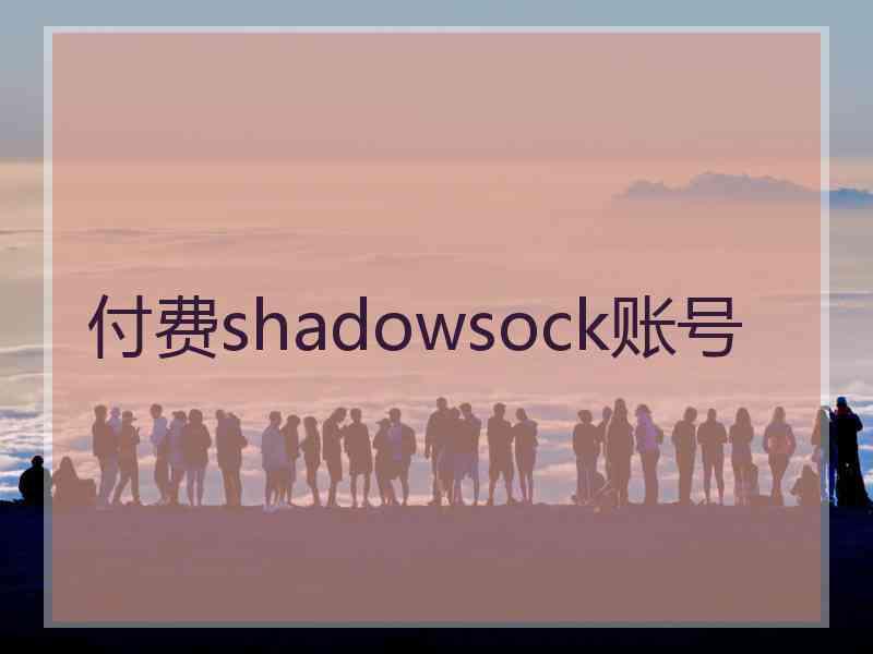 付费shadowsock账号