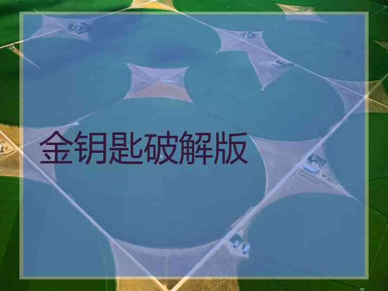 金钥匙破解版