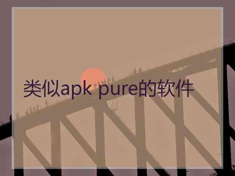 类似apk pure的软件
