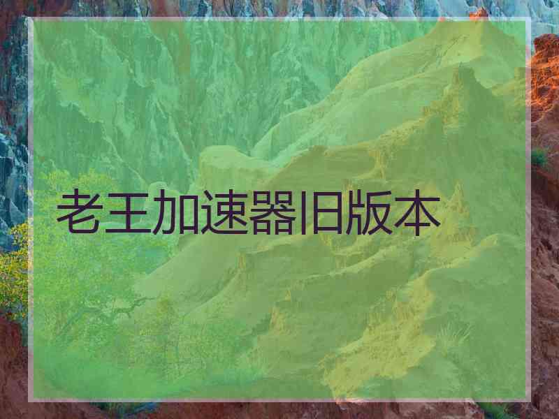 老王加速器旧版本
