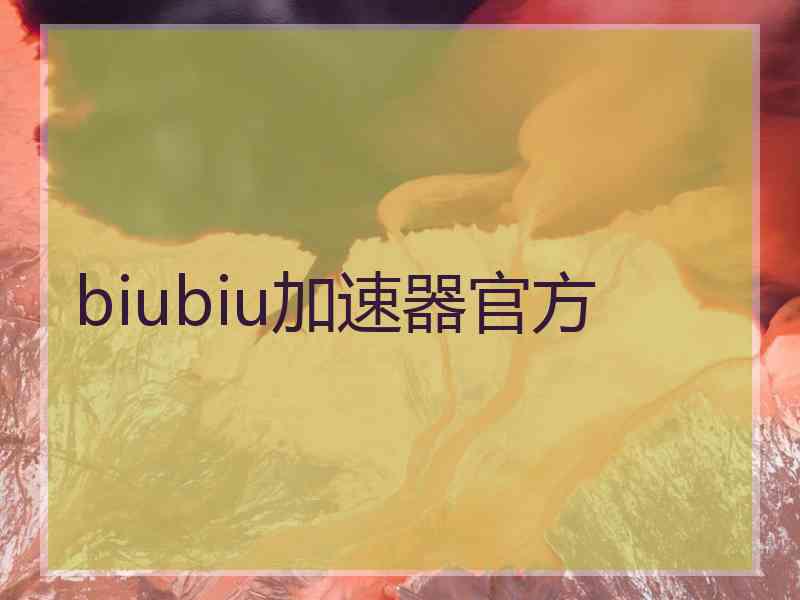 biubiu加速器官方