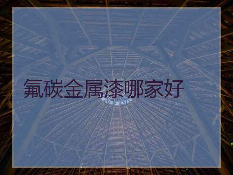 氟碳金属漆哪家好