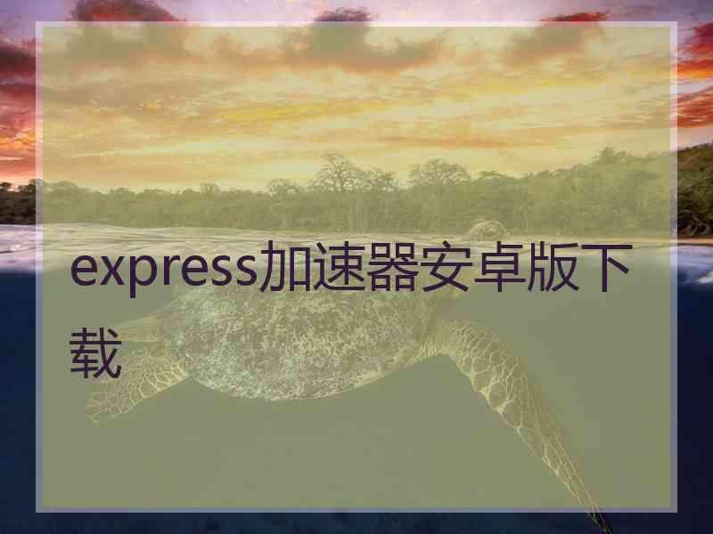 express加速器安卓版下载