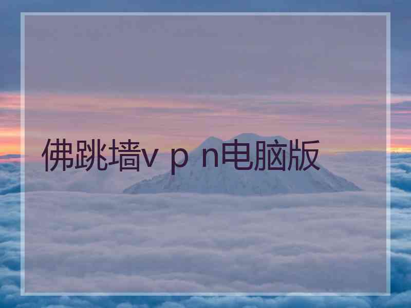 佛跳墙v p n电脑版