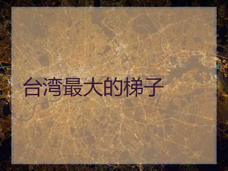 台湾最大的梯子