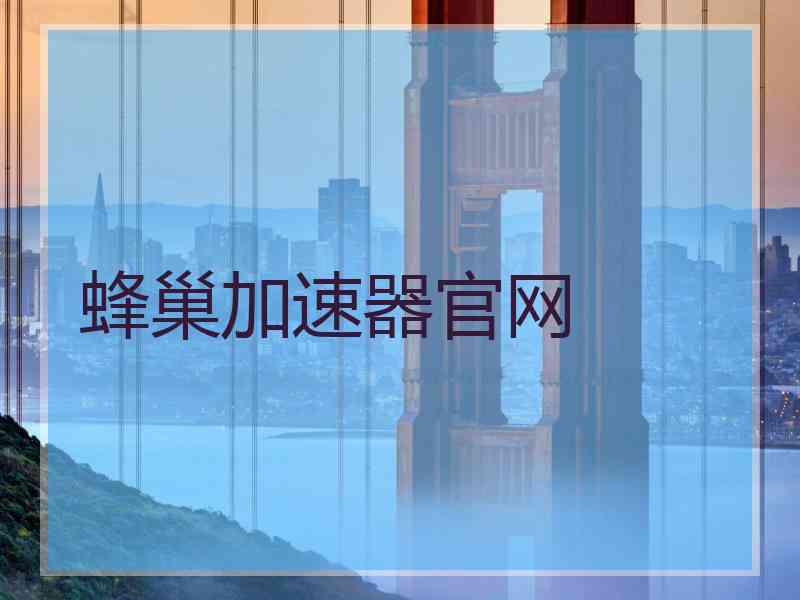 蜂巢加速器官网
