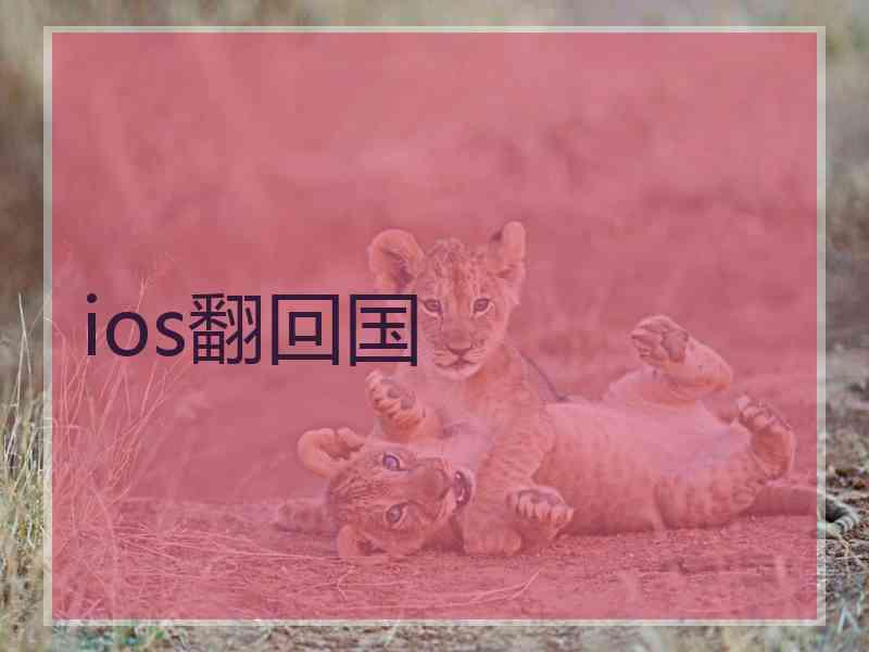 ios翻回国