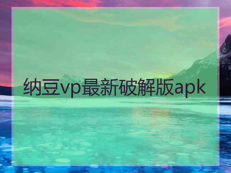 纳豆vp最新破解版apk