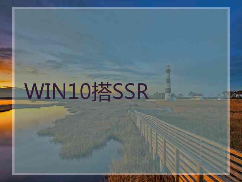 WIN10搭SSR