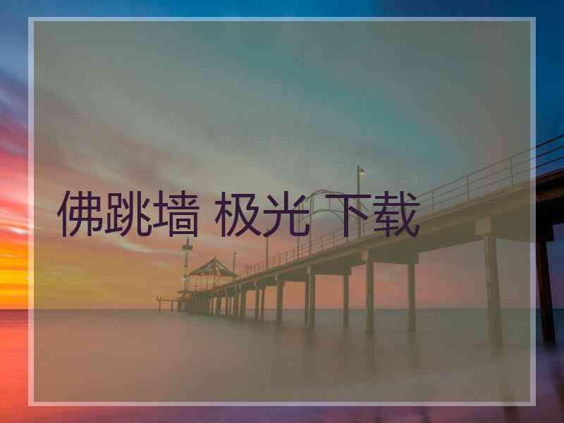 佛跳墙 极光 下载