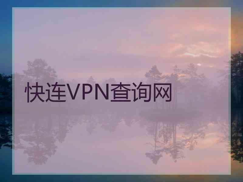 快连VPN查询网
