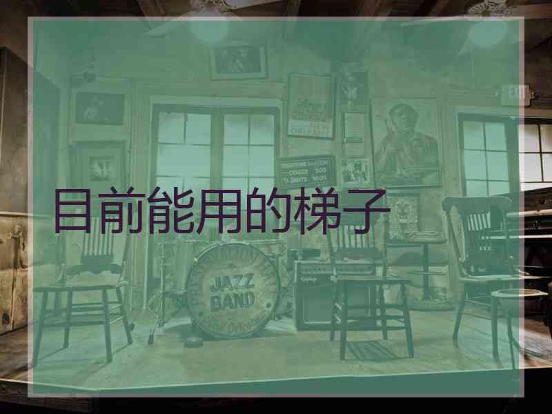 目前能用的梯子