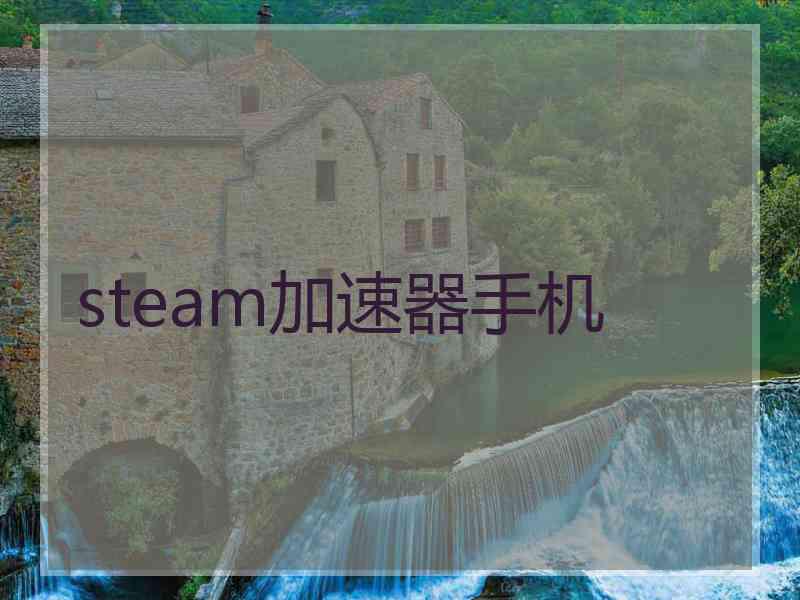 steam加速器手机